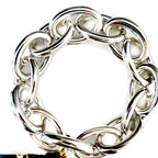 chunky oval link chain bracelet