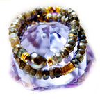 mystic labradorite twin set bracelet