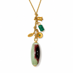 gems x gold cord necklace