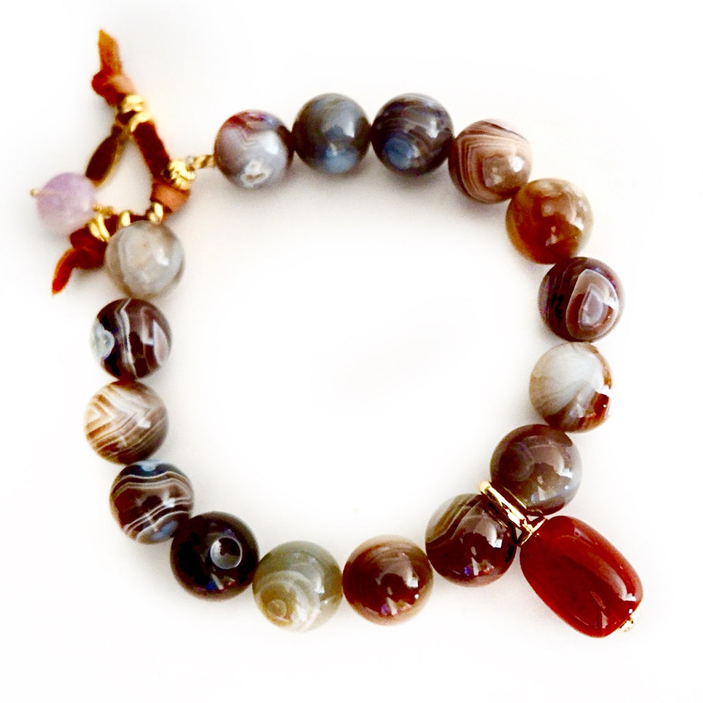 dream neutral gemstone bracelet