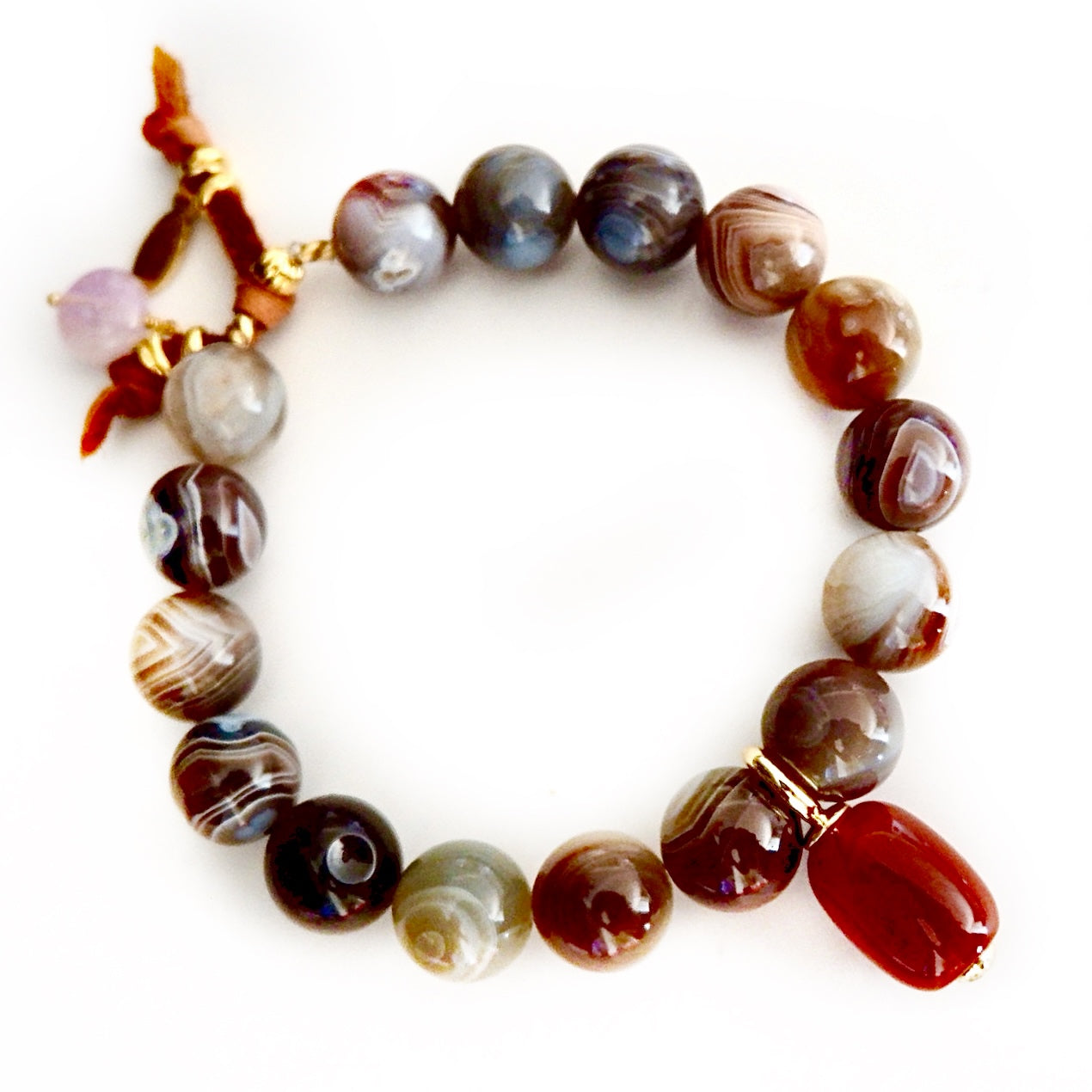 dream neutral gemstone bracelet