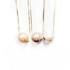 my floater pearl necklace