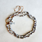 vintage glass fish necklace
