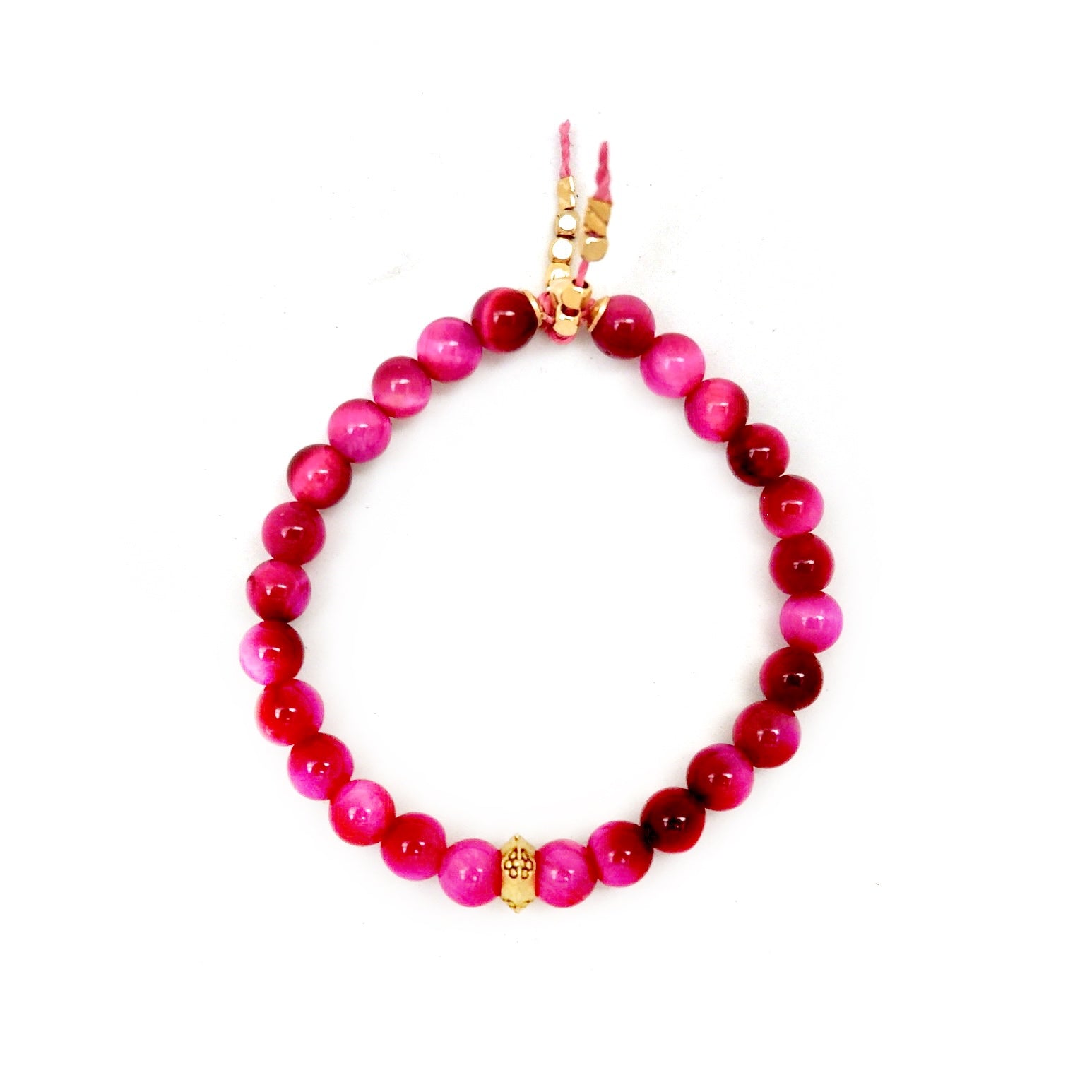 my favorite fuchsia pink bracelet
