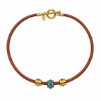 Vintage charm x leather choker