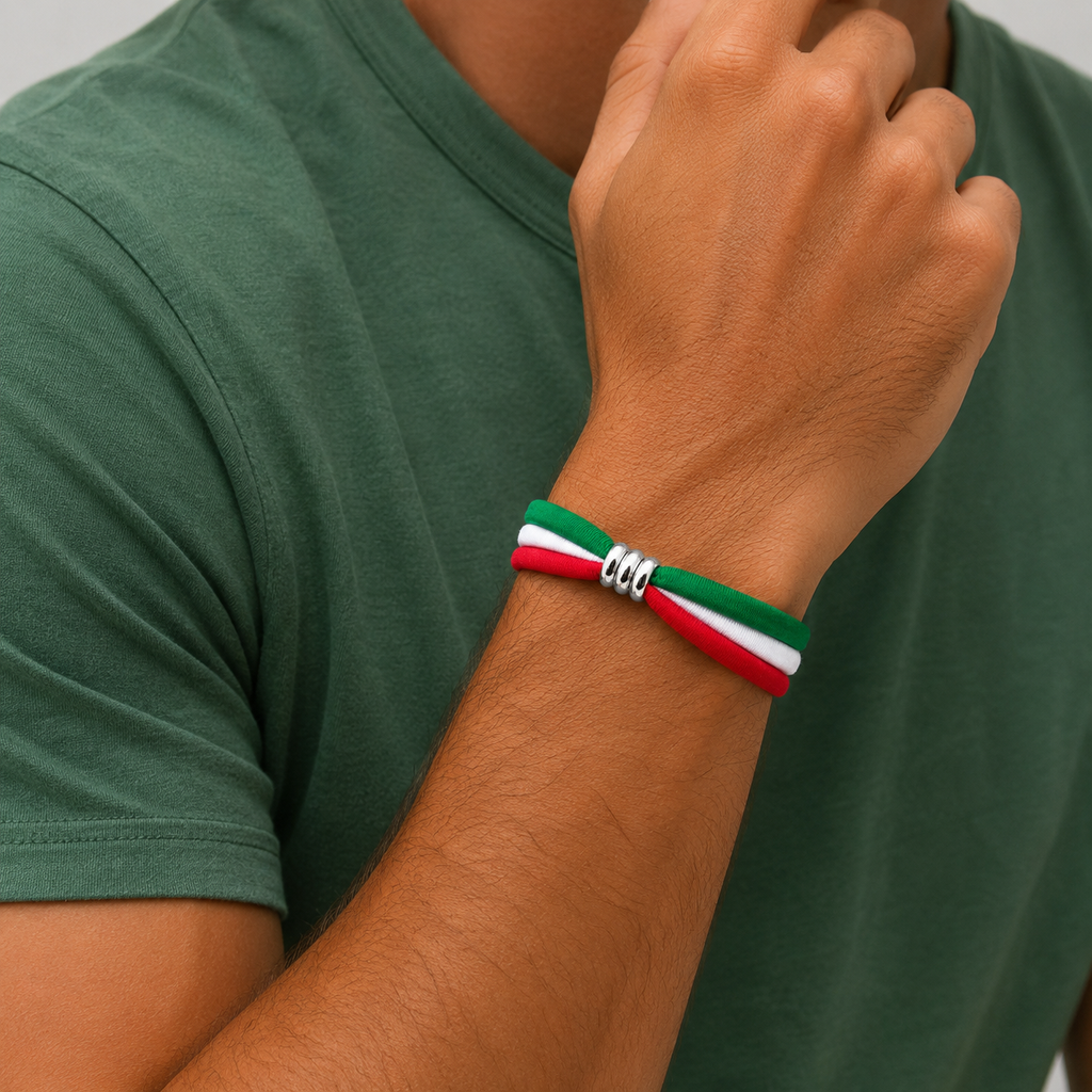 azadi flag mens bracelet