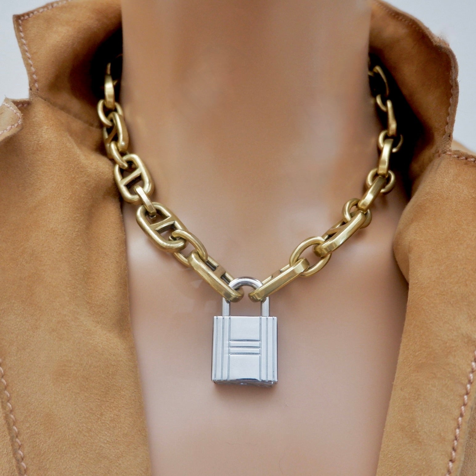 lock chain necklace