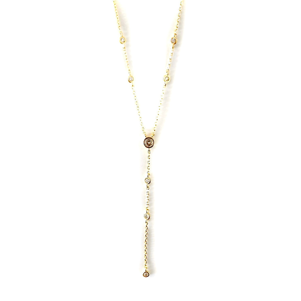 brilliant lariat necklace
