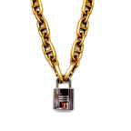lock chain necklace