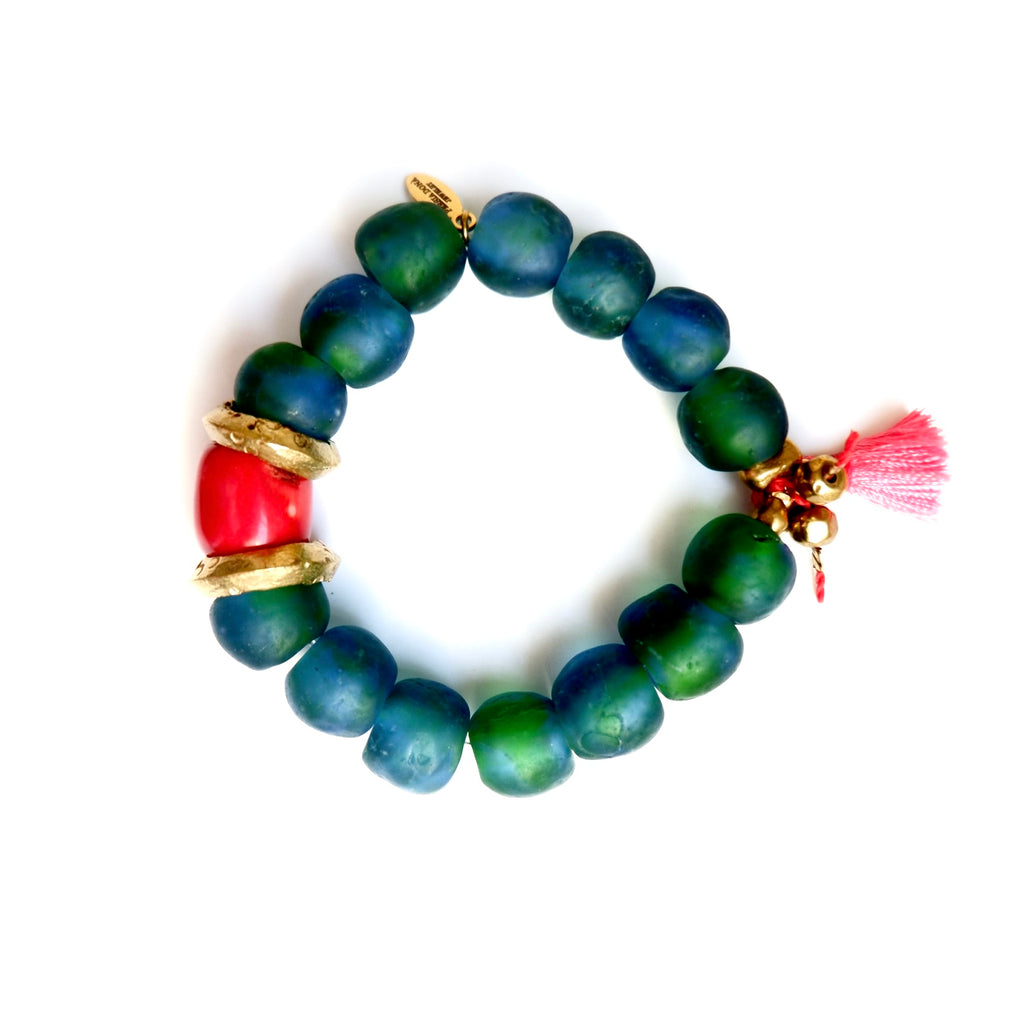 positano aqua bracelet