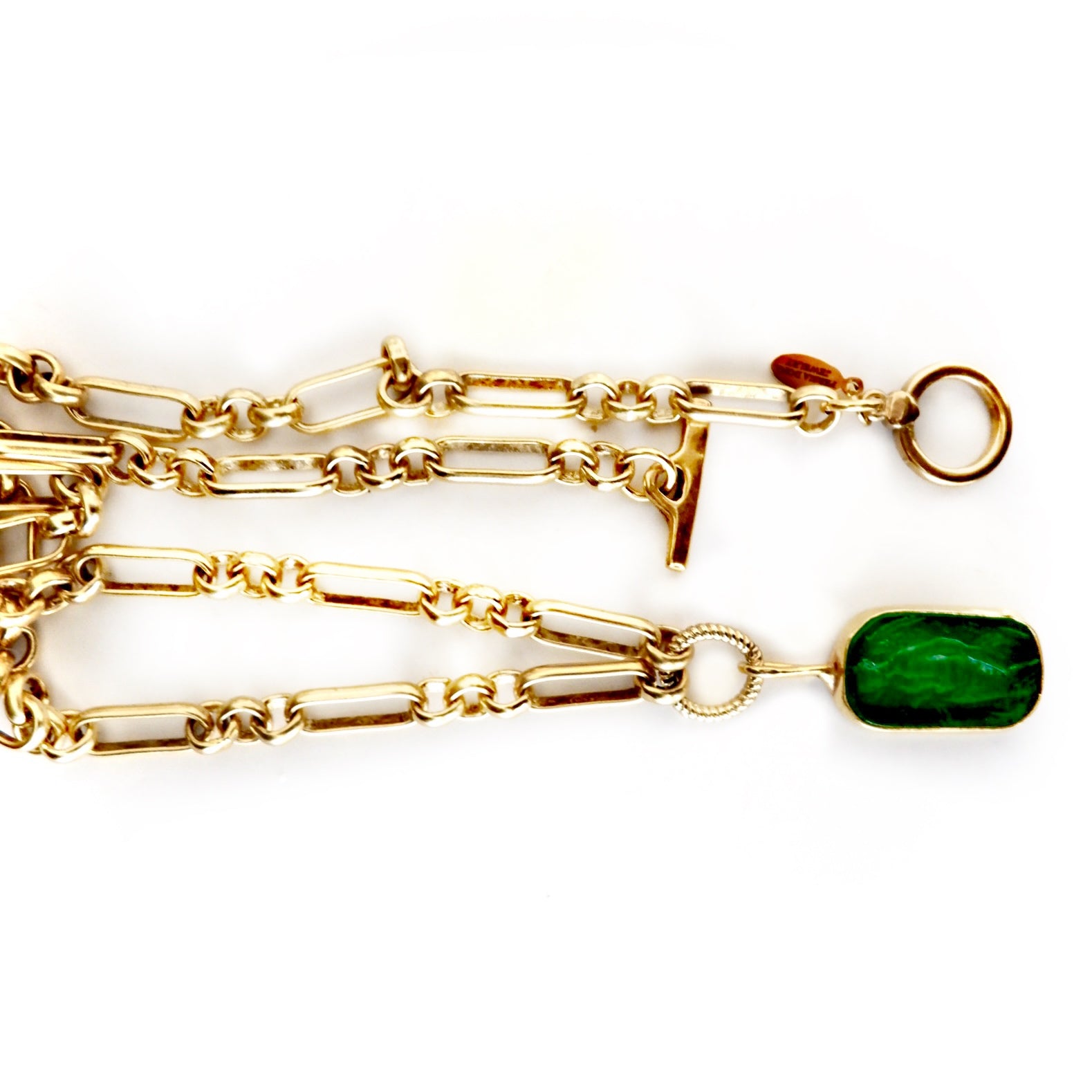 aphrodite intaglio enamel necklace