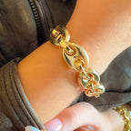 puffy gg link stretch bangle