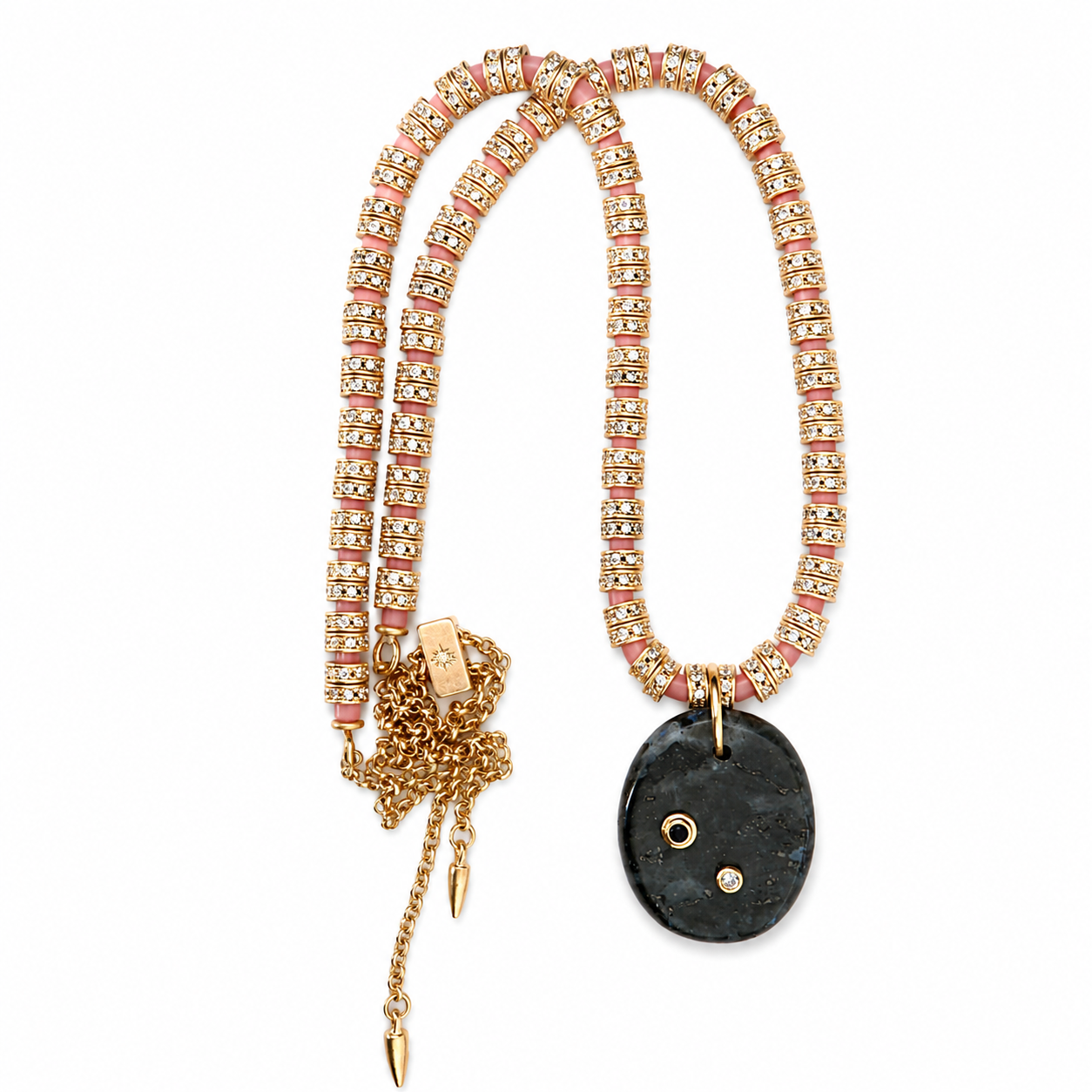 rock x vintage sparkle necklace