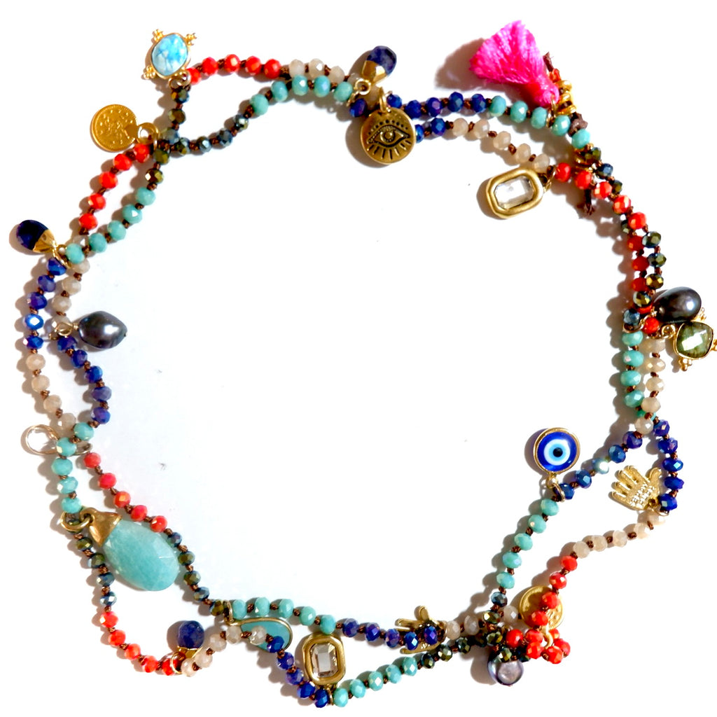 casablanca gemstone necklace