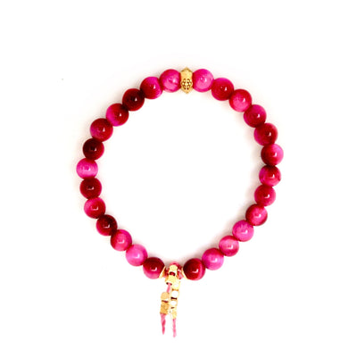 my favorite fuchsia pink bracelet