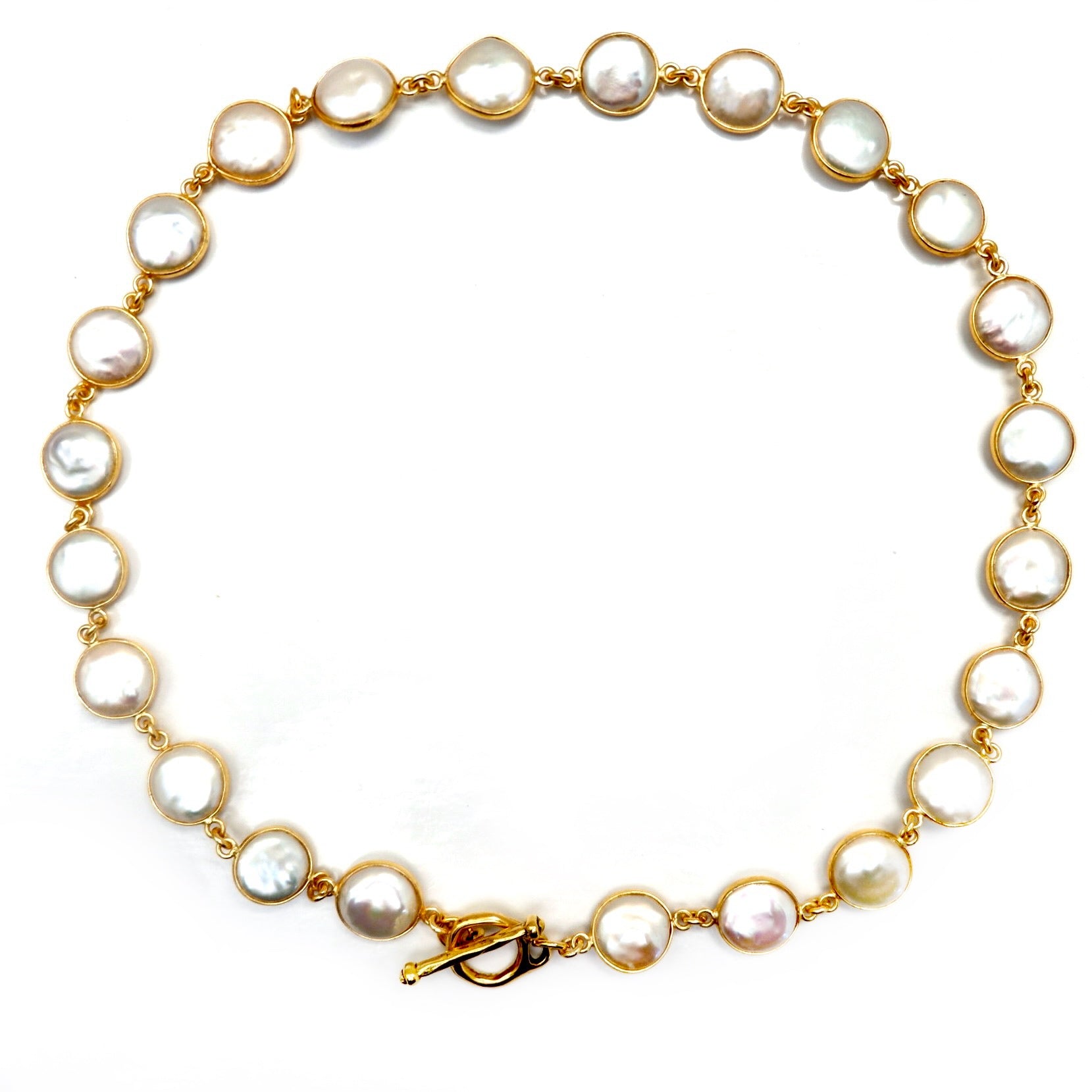my flat freshwater pearl choker