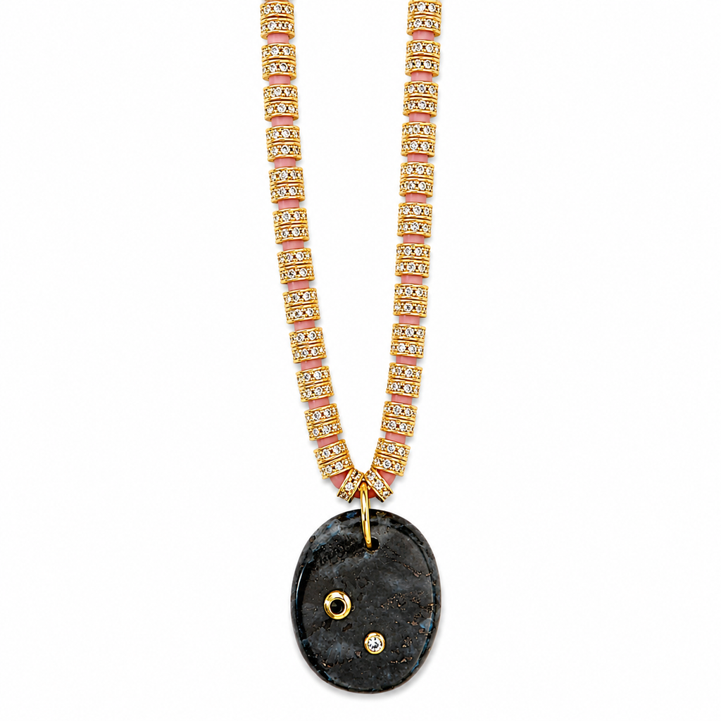 rock x vintage sparkle necklace