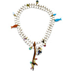 mykonos riverstone x fish necklace