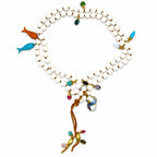 mykonos riverstone x fish necklace