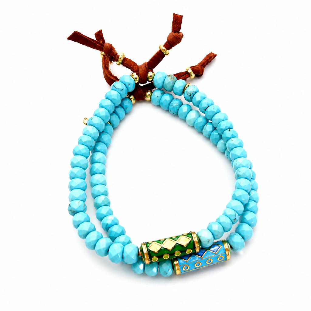 turquoise x travel set bracelets