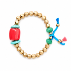 positano x coral bracelet