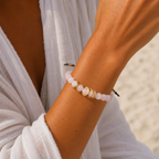 five little loves rose quartz bracelet