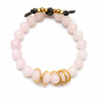 five little loves rose quartz bracelet