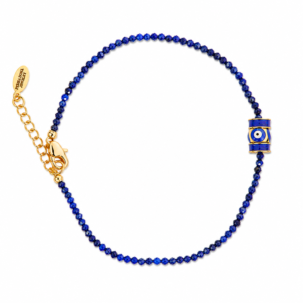 lapis x eye anklet