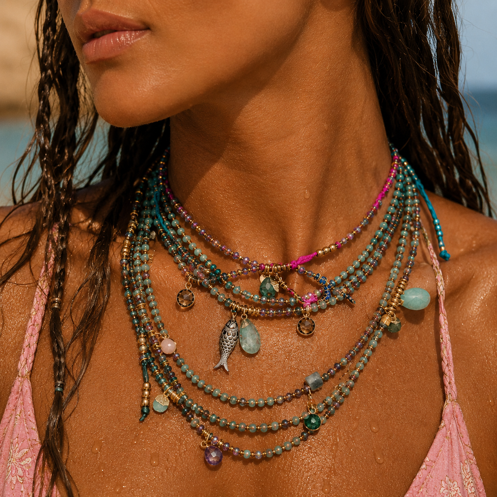 gems x seaside necklace