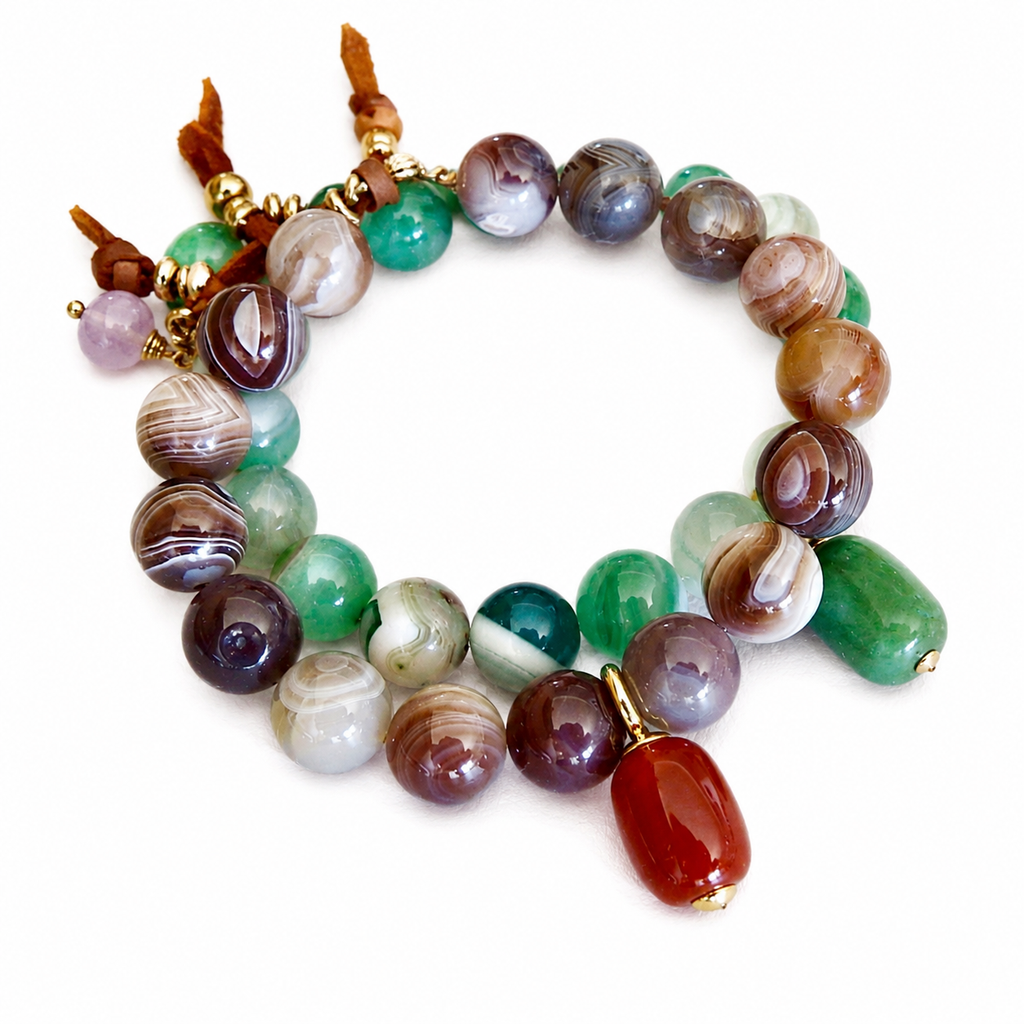 dream green gemstone bracelet