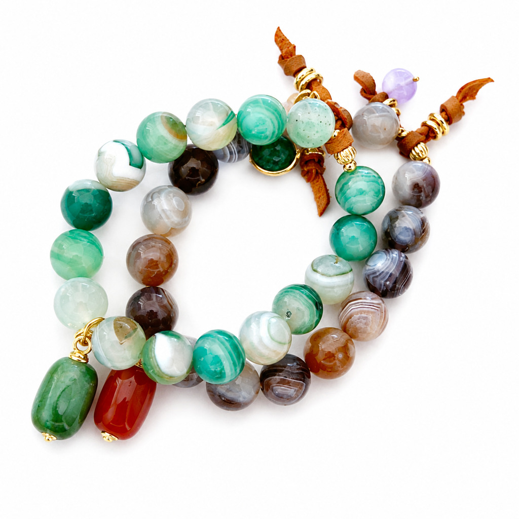 dream green gemstone bracelet