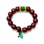 ruby vintage glass bracelet