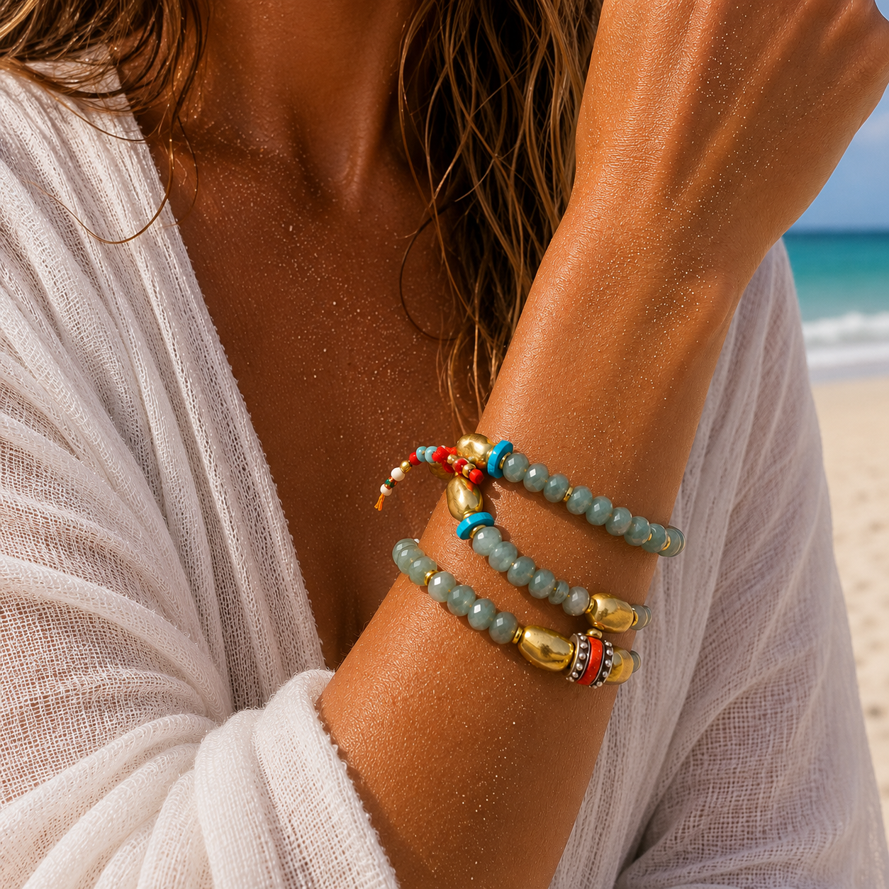 green ibiza bracelet