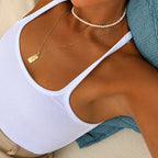 girlie pearl choker