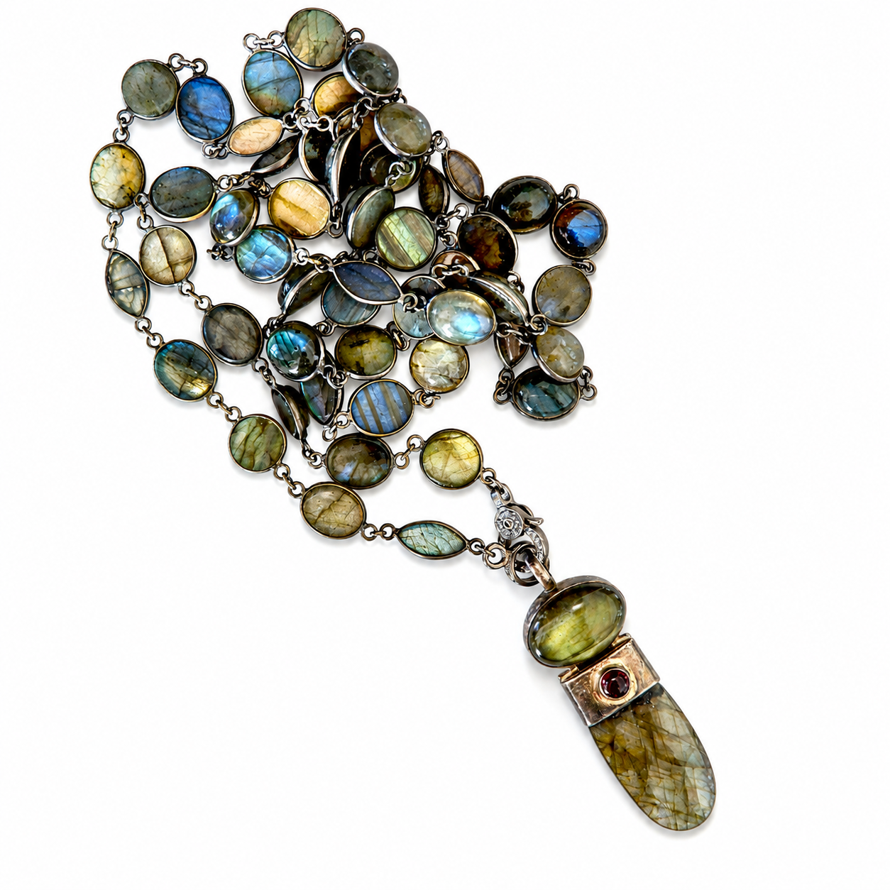 labradorite dream vintage necklace