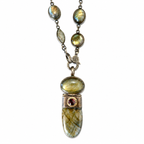 labradorite dream vintage necklace