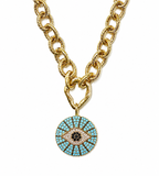 eye x vintage chain necklace