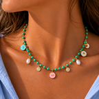 happy green necklace