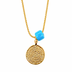 medallion x turquoise necklace