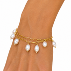 pearl drops necklace