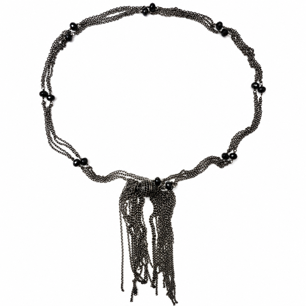 dripping chains necklace