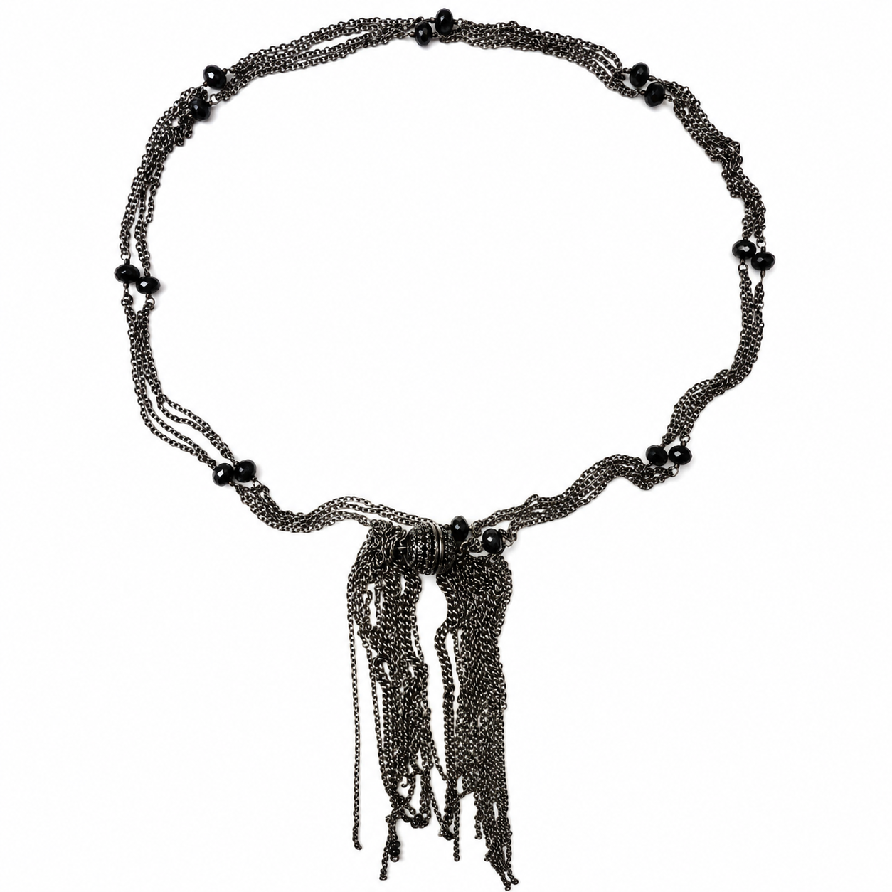 dripping chains necklace