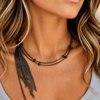 dripping chains necklace