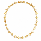 mini spikes chain necklace