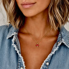 mini mushroom necklace