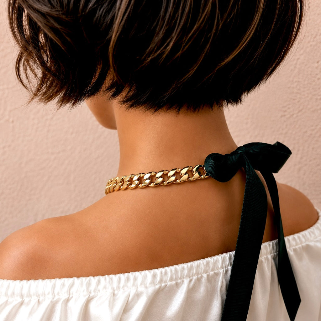 cubano choker necklace