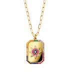 rainbow star necklace