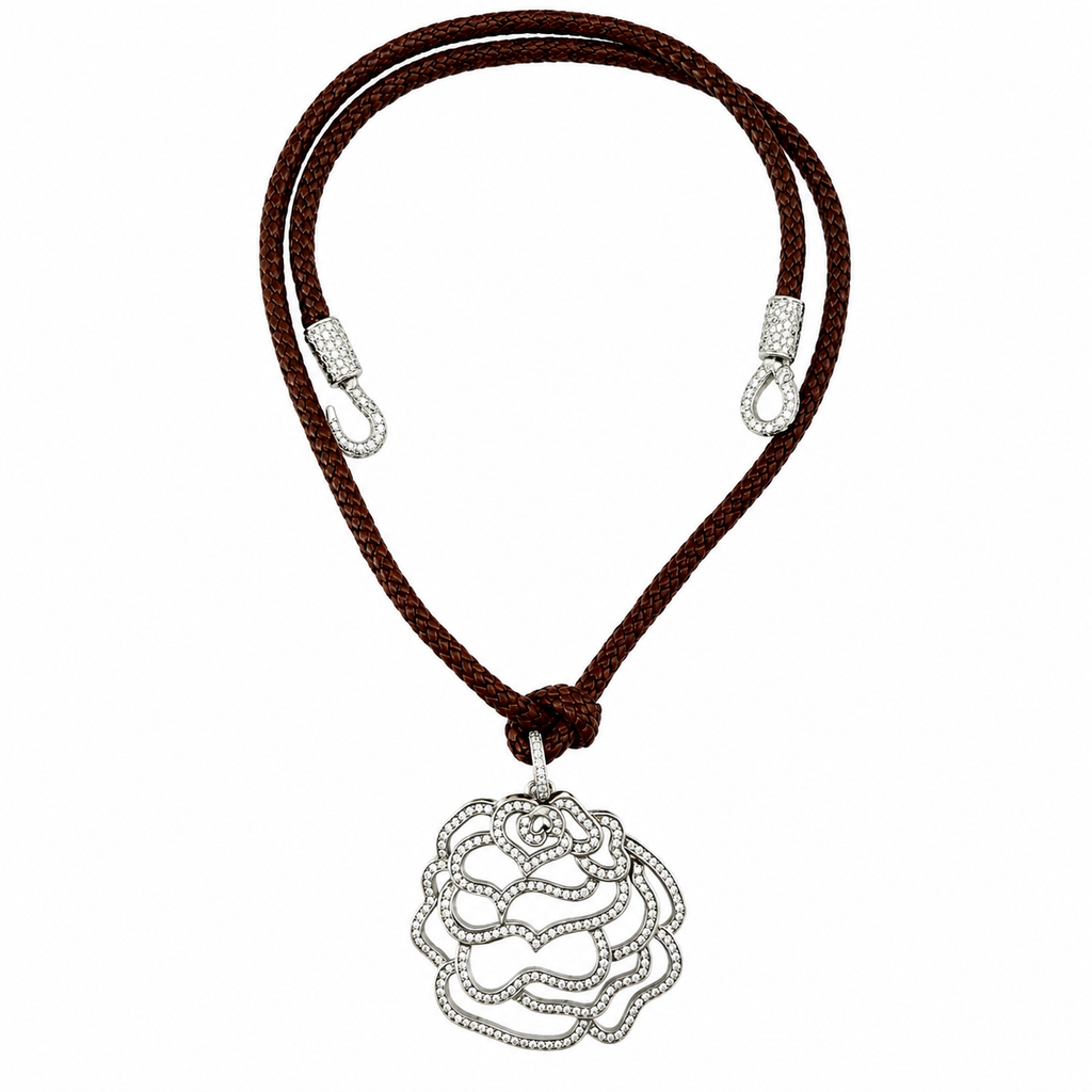 camellia choker necklace