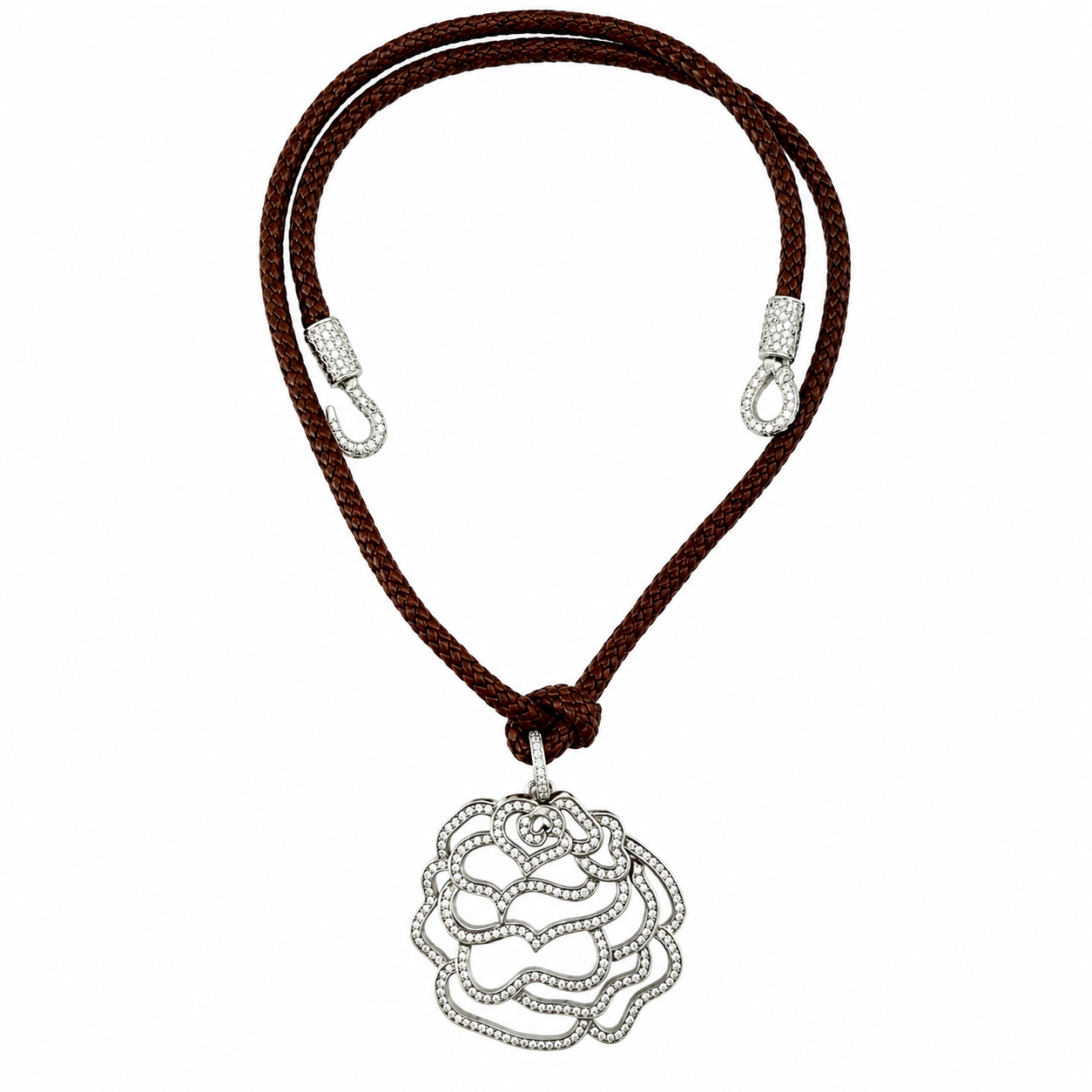 camellia choker necklace