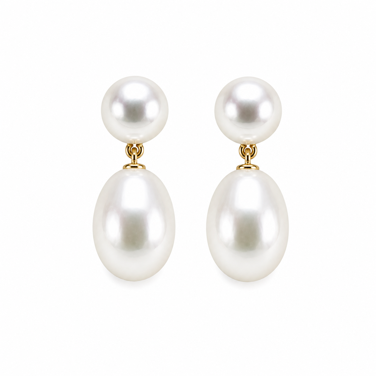 sweet drop pearl earrings